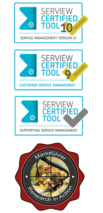Auszeichnungen und Zertifizierung Service Management ky2help