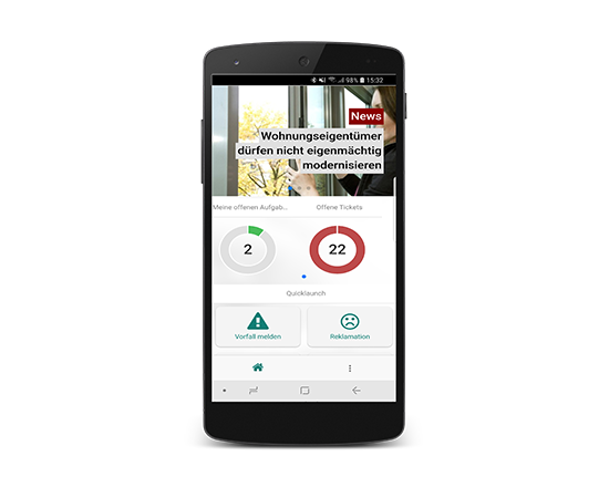 Immobilien Service Mobile App