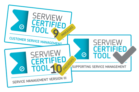 Service Management Software SERVIEW CERTIFIED TOOL